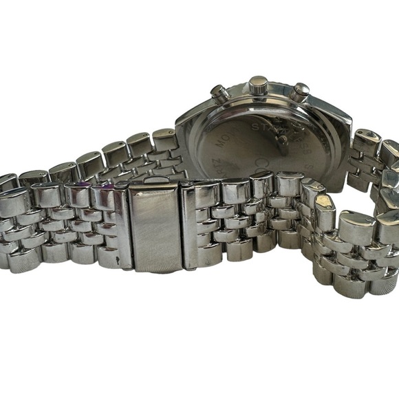 ELEGANT STAINLESS STEEL QUARTZ MOVT WATCH | NWOT, NEVER WORN, PRISTINE CONDITION - Picture 12 of 13